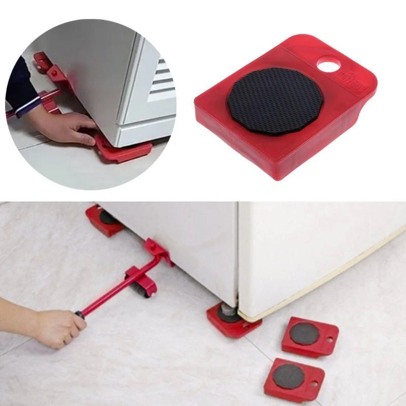 E06B Moves Furniture Tool Transport Shifter Moving Wheel Slider Remover Roller Heavy