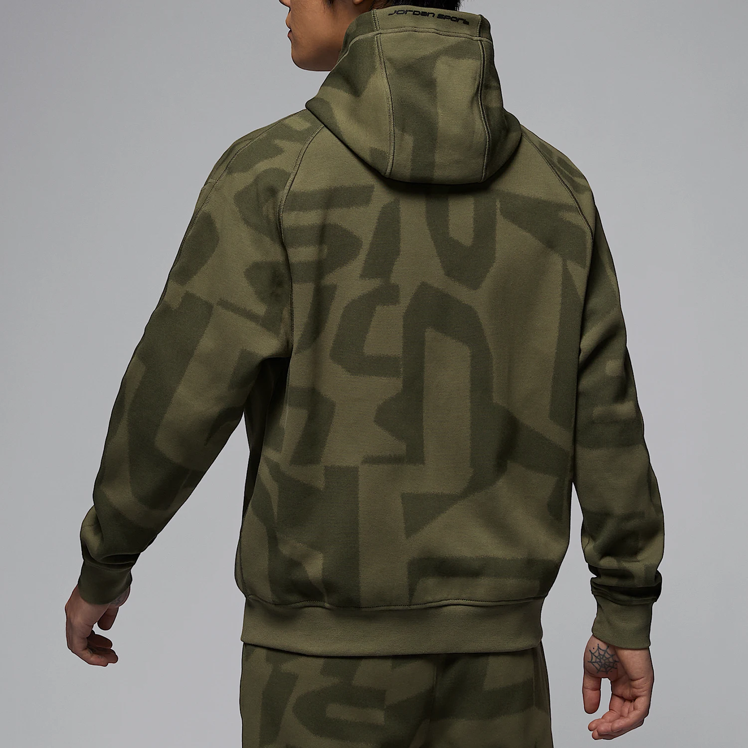 Nike Official Authentic JORDAN Men's Hooded Knit Warm Printed Jacket FV8621-222