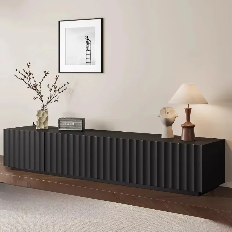 Living Room Wood TV Stand Tall Luxury Minimalist Room TV Stand Glass Television Meuble Television Salon Living Room Furniture