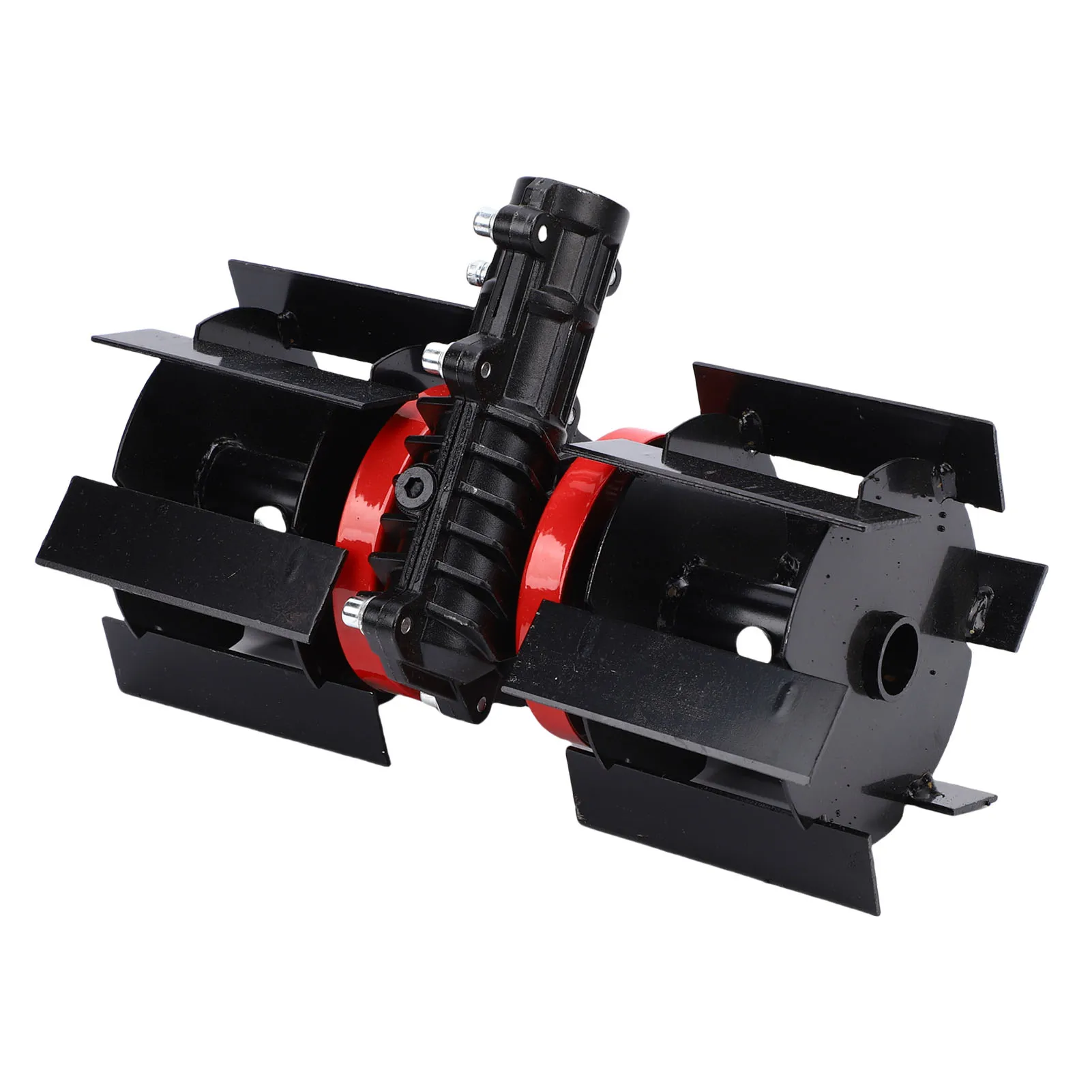 7 Zähne Universal-Mäher-Unkrautrad zum Lösen des Bodens, Gartenzubehör zum Lösen von Graben, 26 mm Rohr-Innendurchmesser