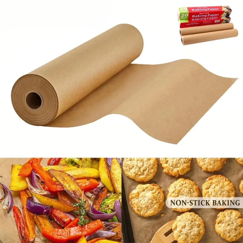 30cm/11.81in Parchment Paper Baking Sheets Non-Stick Precut Baking Liners for Oven Air Fryer Grilling Mat Steaming Bread Cookies