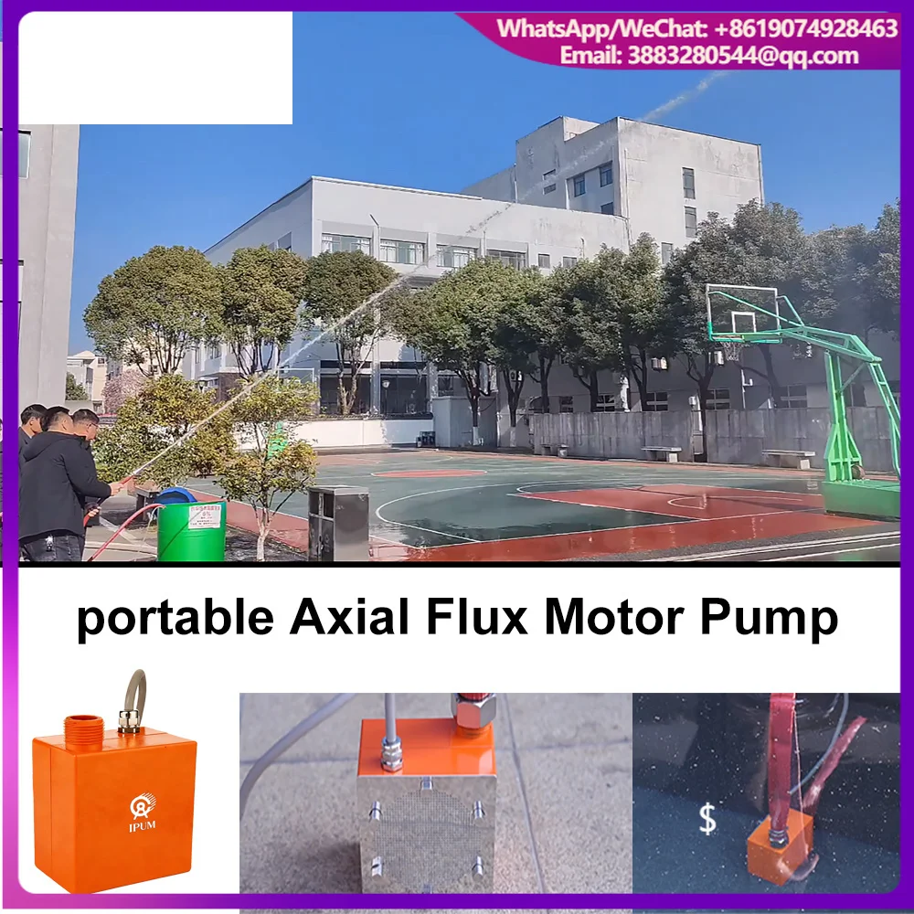 IPUM Portable Axial Flux Motor Pump IP68 Waterproof Permanent Magnet Water Pump