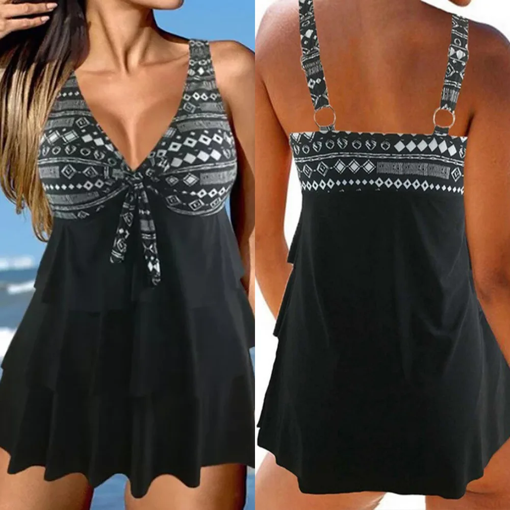 

Купальник бикини больших размеров с цветочным принтом, сексуальный женский купальник из полиэстера Dr, без бренда, зарегистрированная торговая марка, зимняя коллекция