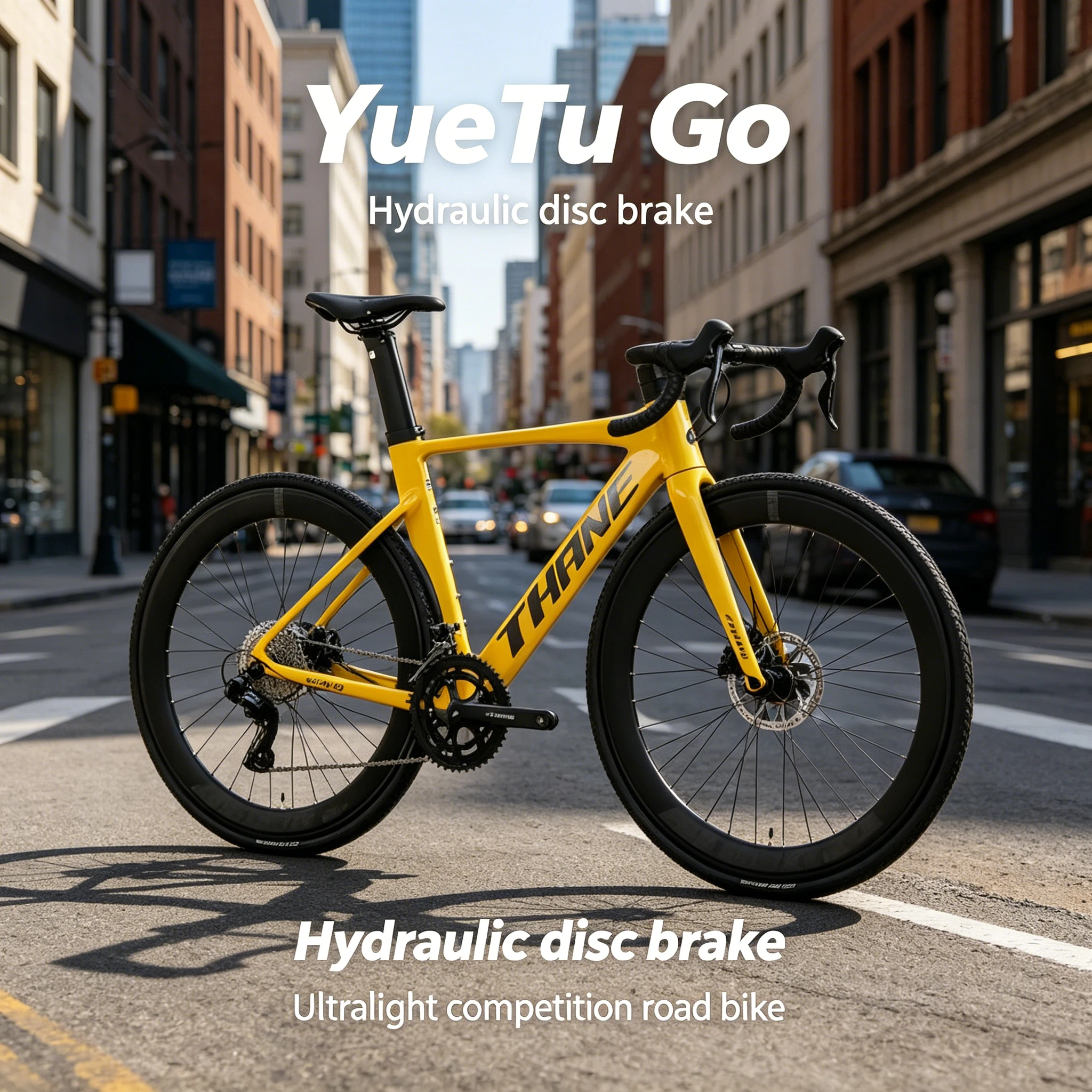 

Ultra-light Competitive Road Bicycle Hydraulic Disc Brake Aluminum Alloy Aerodynamic Fast Bike Manual Transmission 700X28C