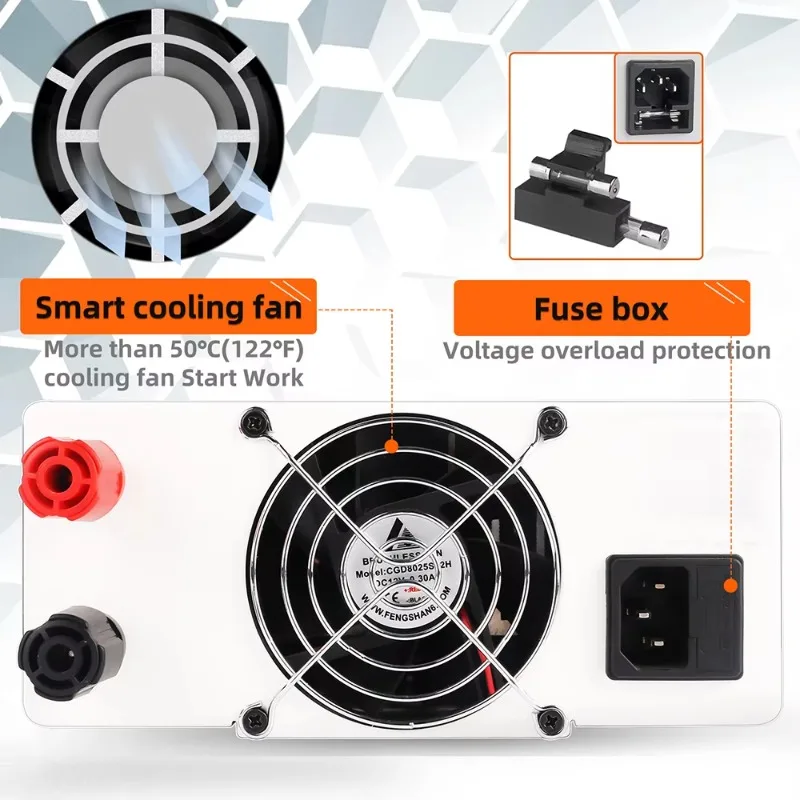 الطاقة R-SPS6010 عالية الطاقة 60V10A مختبر تيار مستمر امدادات الطاقة السيارات مركز لوحة اختبار الكهربائية LED مصباح اختبار الشيخوخة