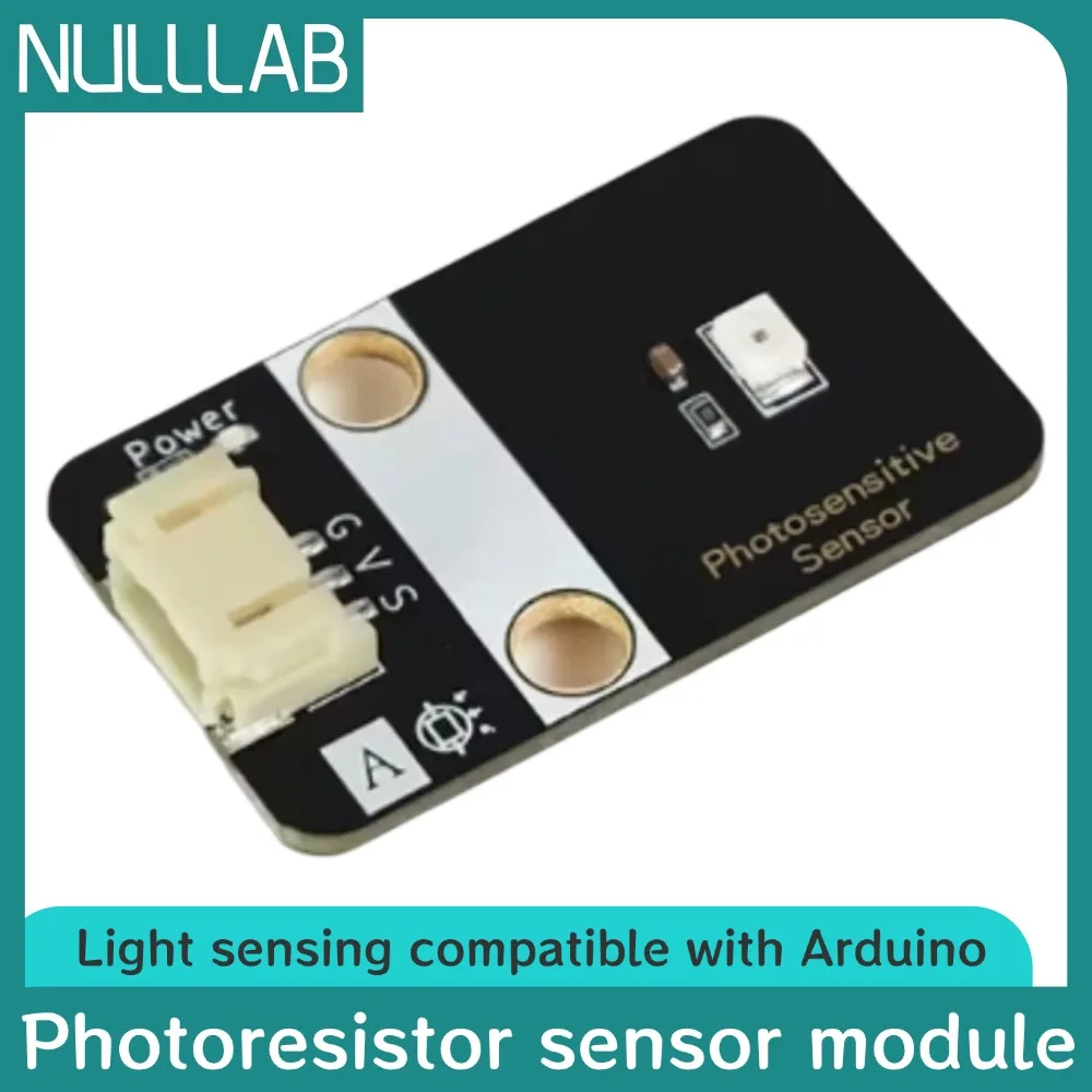 Photoresistor Sensor Module, Brightness Light Detection Sensor, Photometric Sensing Compatible with Lego for ESP32 MicroBit
