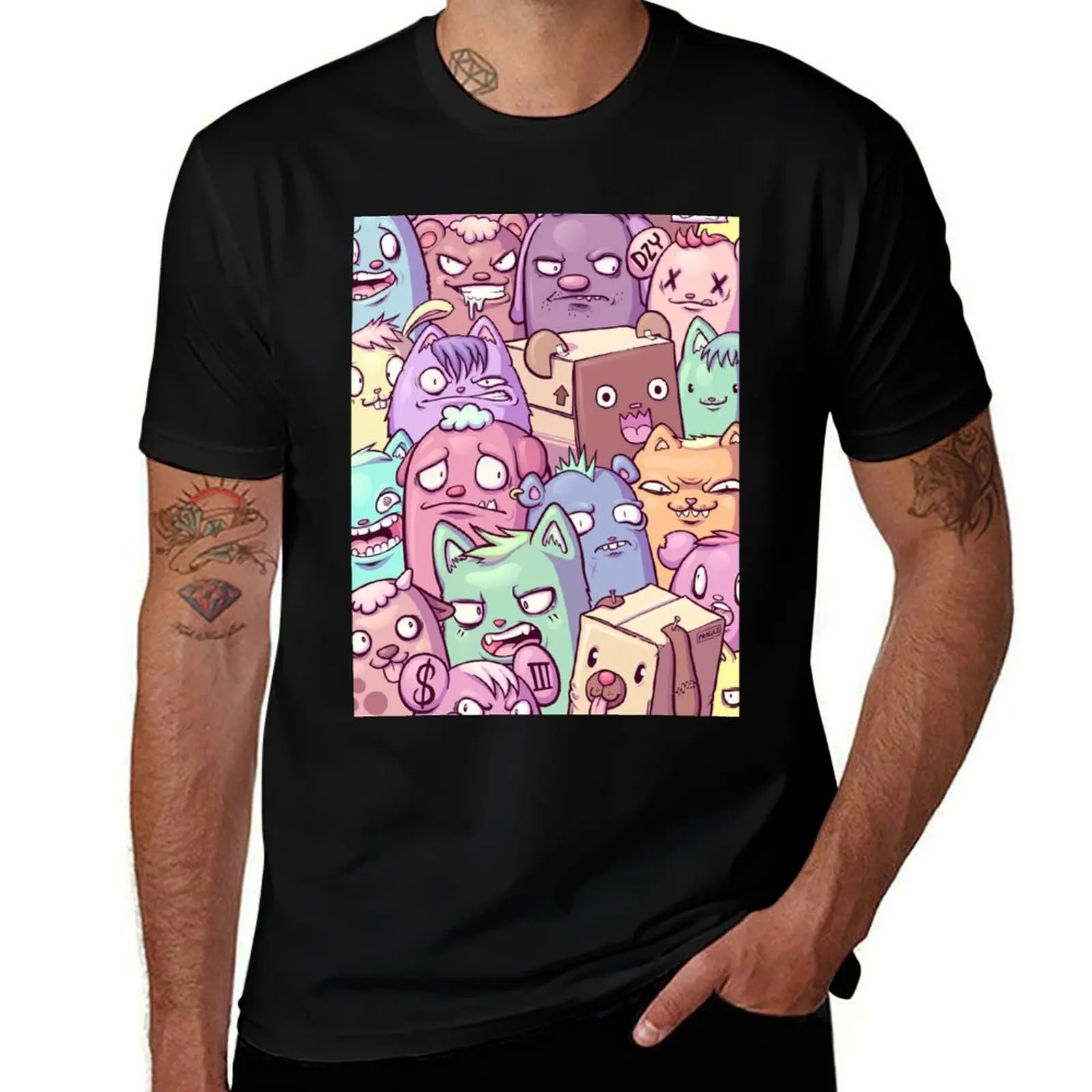 Animal Freaks T-Shirt cotton t shirt man T-Shirt