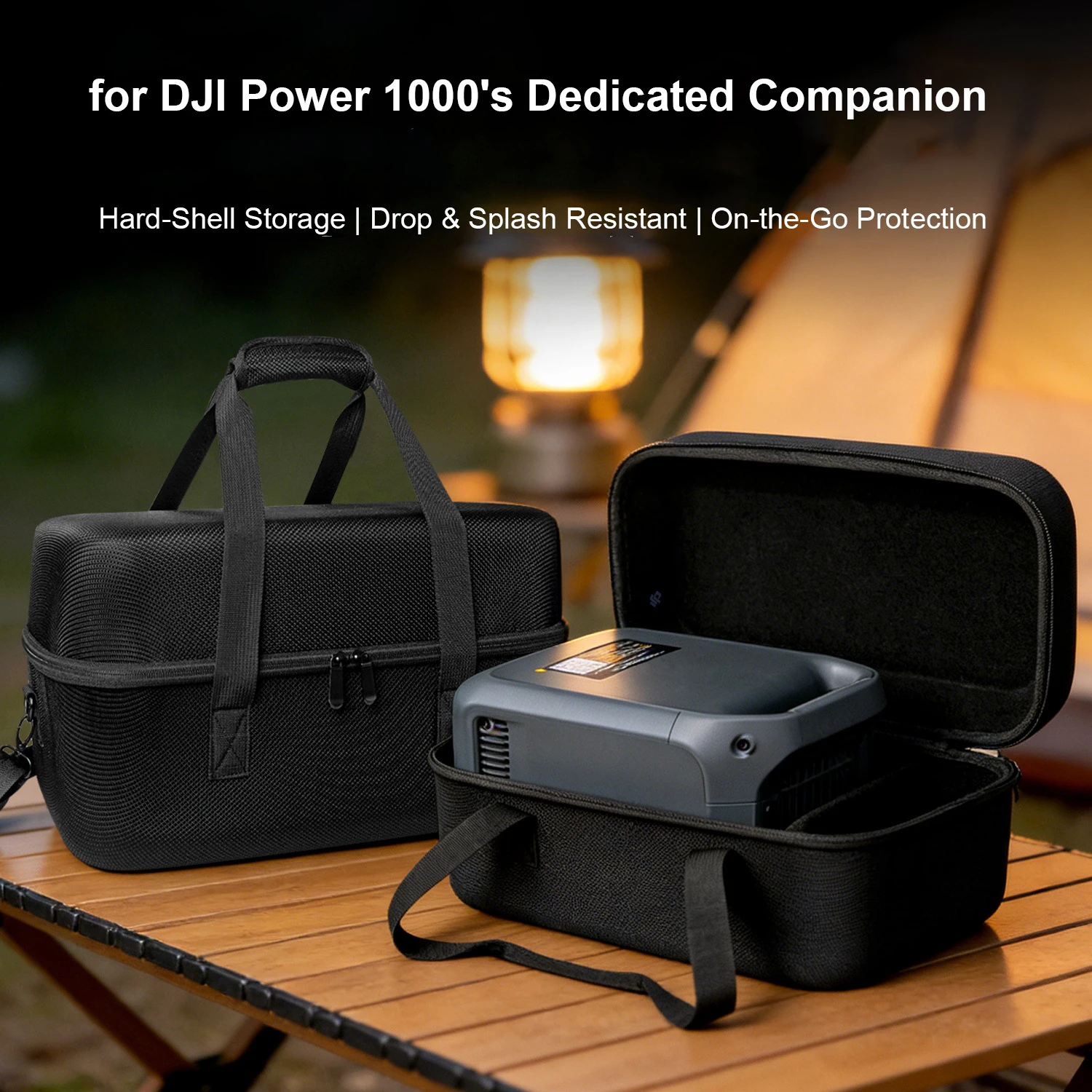 

Carrying Case for DJI Power 1000 Mini Waterproof Protective Shoulder Bag with Hand Carry for Camping Travel Storage