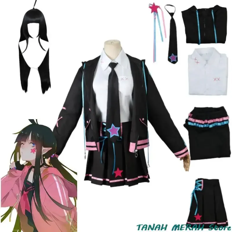 Anime AOTU World KALIE Cosplay Adult Man Woman Child Girl Jacket Skirt Wig Halloween Carnival Costumes