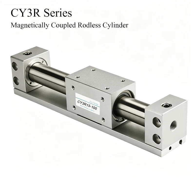 CY3R Magnetic Coupling Rodless Cylinder Direct Mount Type CY3R6 CY3R10 CY3R15 CY3R20 CY3R25 CY3R32 CY3R40 CY3R50 CY3R63