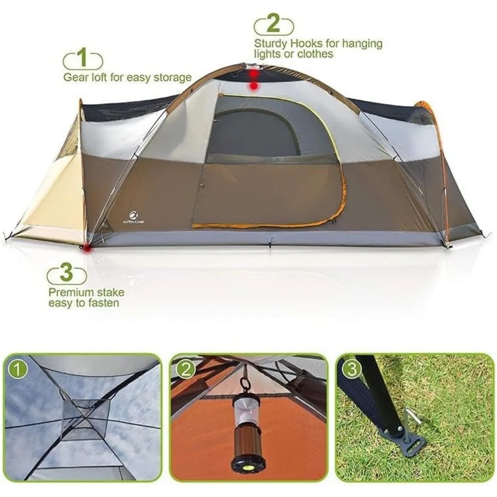 خيمة الظهر Salewa Atlas III باللون الرمادي الصبار