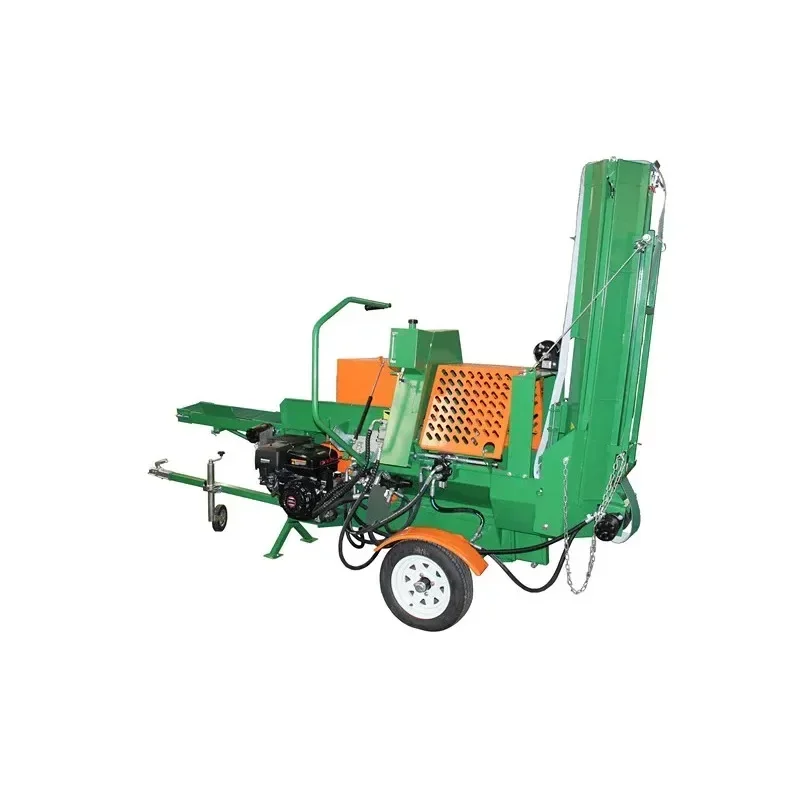 Automatic Log Splitter Hydraulic Firewood Processor Gasoline Wood Splitting Machine