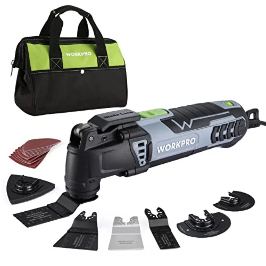 

Oscillating Multi-Tool Kit for Christmas 3.0 Amp Corded Quick-Lock Replaceable Oscillating Saw with 7 Variable Speed 3° Oscilla