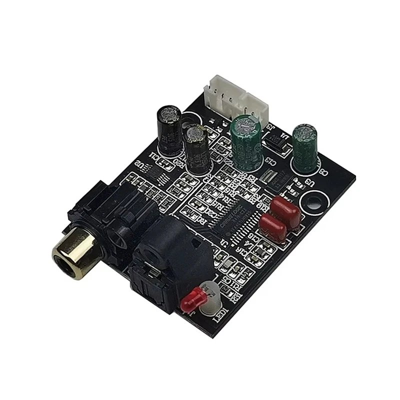 Radiateur de décodeur audio numérique, fibre optique, coaxial, entrée de signal, sortie stéréo, décodeur pour amplificateur de son, 24 bits, 192K