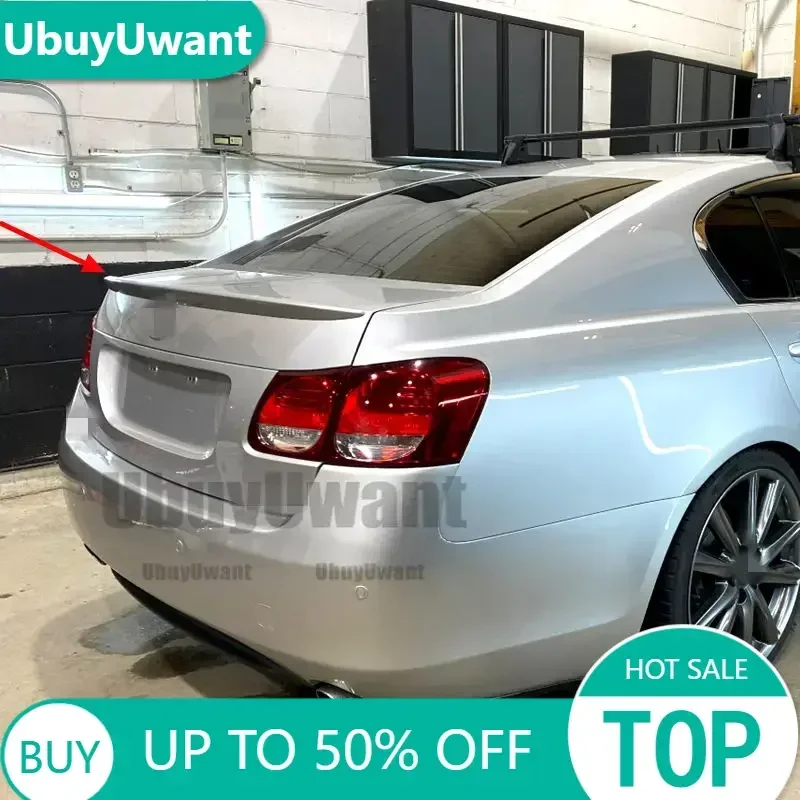 For LEXUS GS300 GS350 GS430 2005-2011 LEXUS GS Auto High Quality ABS Rear Lip Spoiler Trunk Boot Wing 1Pcs Car Styling