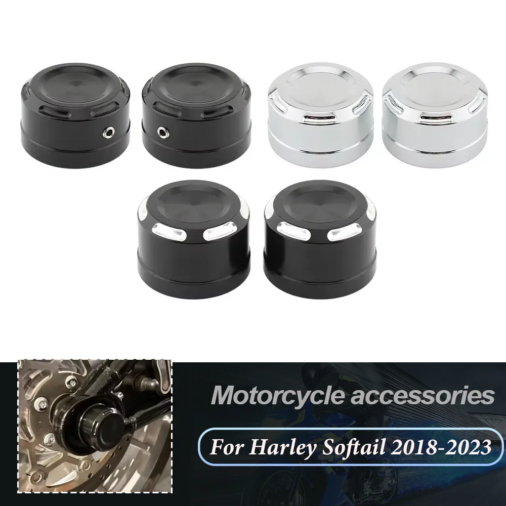 

Для Harley Softail Fat Boy Breakout Street Bob 2018-2023 2024, болт заднего моста мотоцикла, гайка, крышка, боковая защита колеса