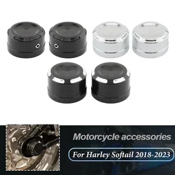 For Harley Softail Fat Boy Breakout Street Bob 2018-2023 2024 Motorcycle Rear Axle Bolt Nut Cap Cover Wheel Side Protector Guard
