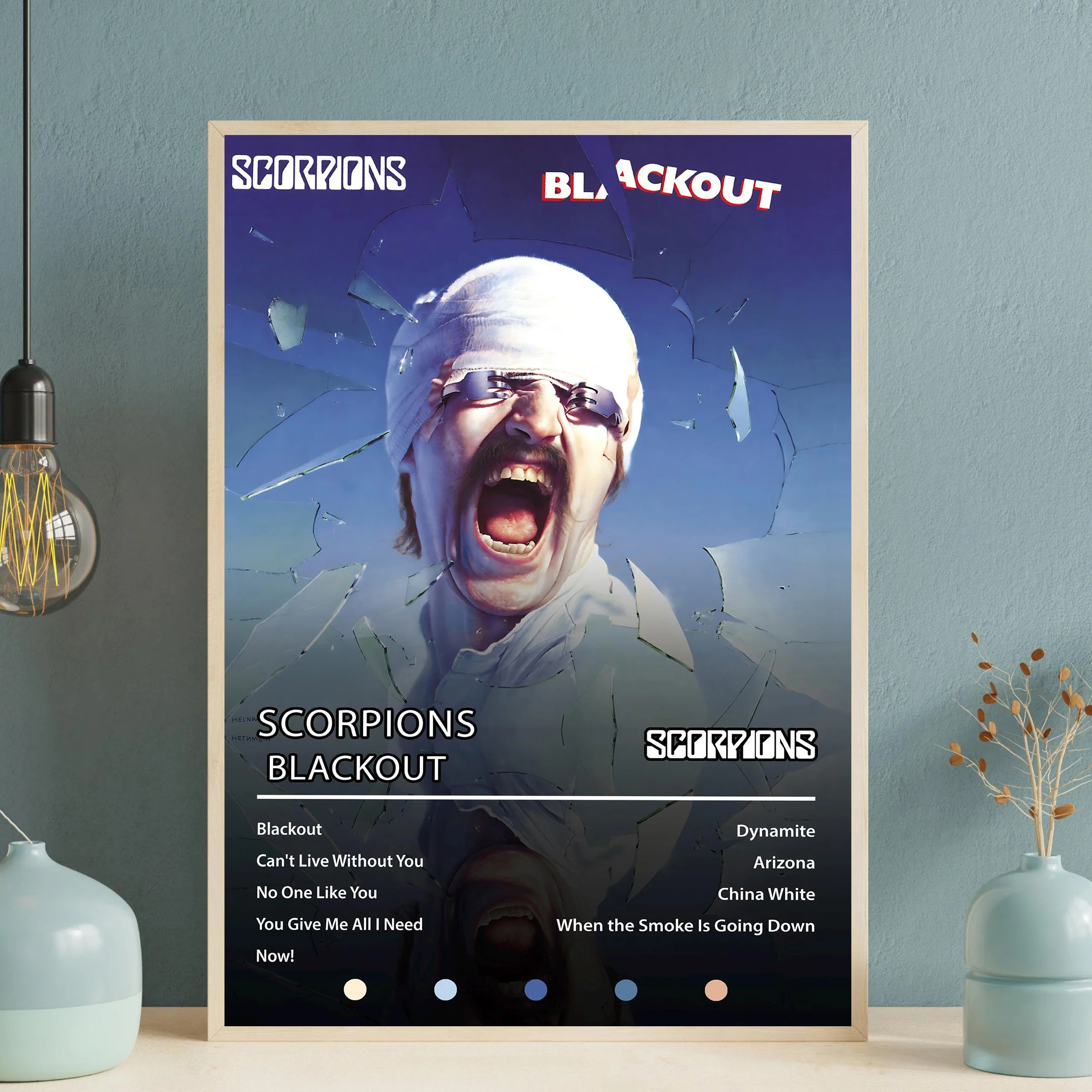 Cubierta de álbum de banda de  - Musical Instrument Poster reseña y precio