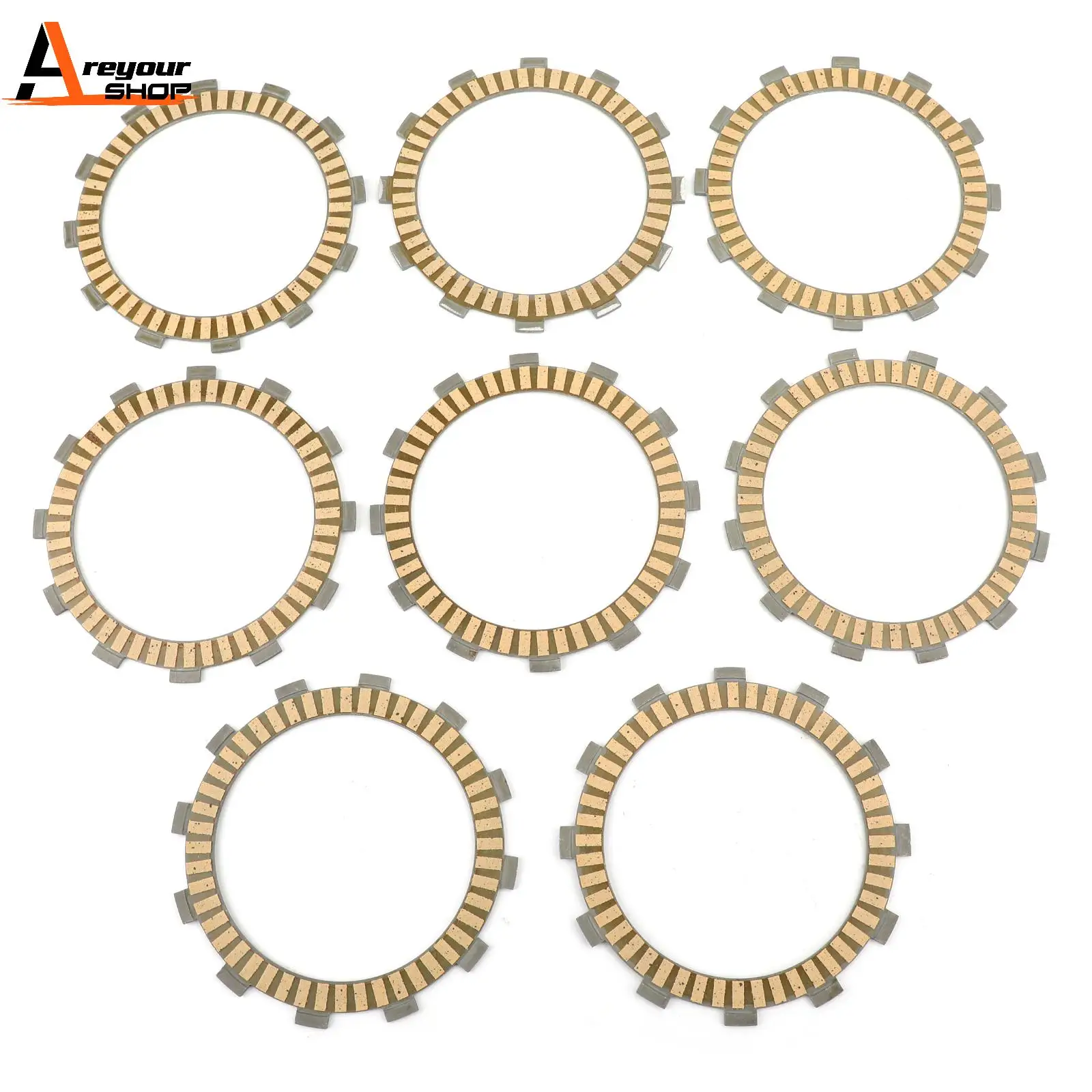 Areyourshop For Yamaha XS1100 FJ1200 XJ1100 XJR1200 XJR1300 Clutch Friction Plate Kit Set 341-16321-13 Motorcycle Parts