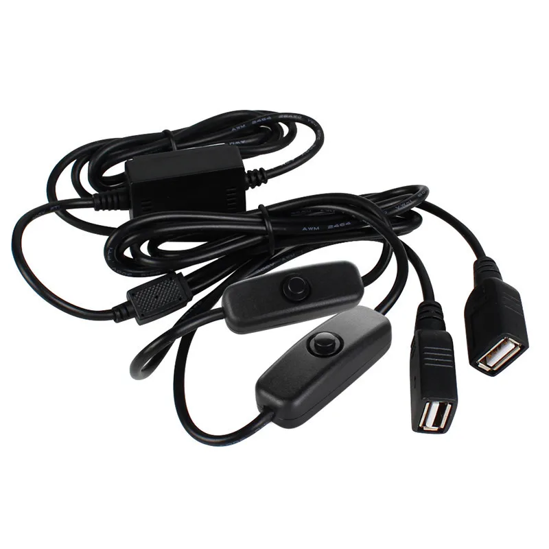 Wire Power Cord Cable Car Charger Dual USB Female Plug DC 12V To 5V 3A 15W Power Inverter Regulator Converter Kit