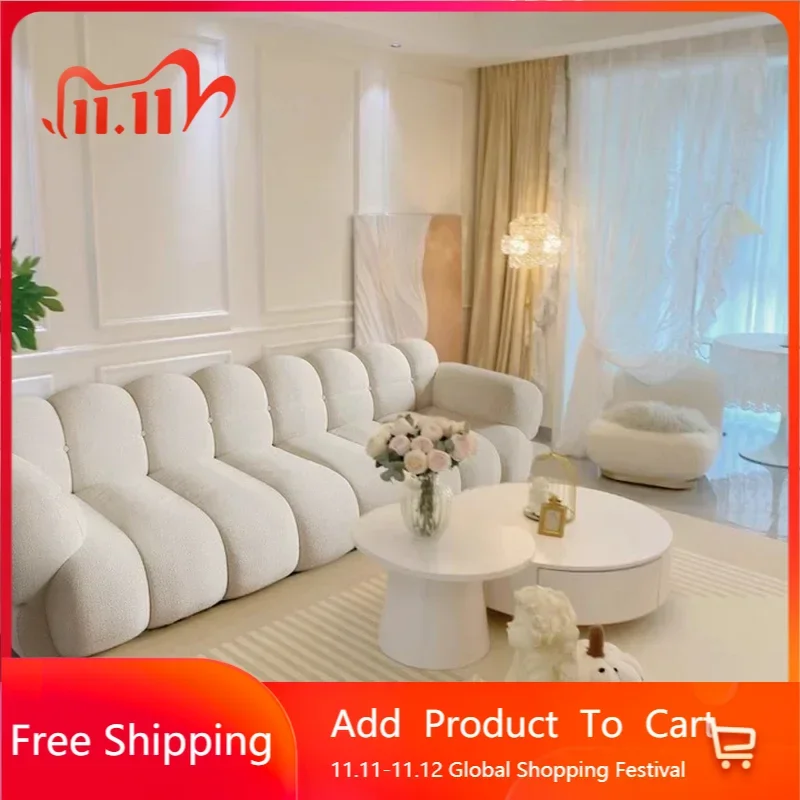 

Balcony Designer Green Living Room Sofas Large Back Support Nordic Floor Living Room Sofas Comfortable Divano Trendy Furniture