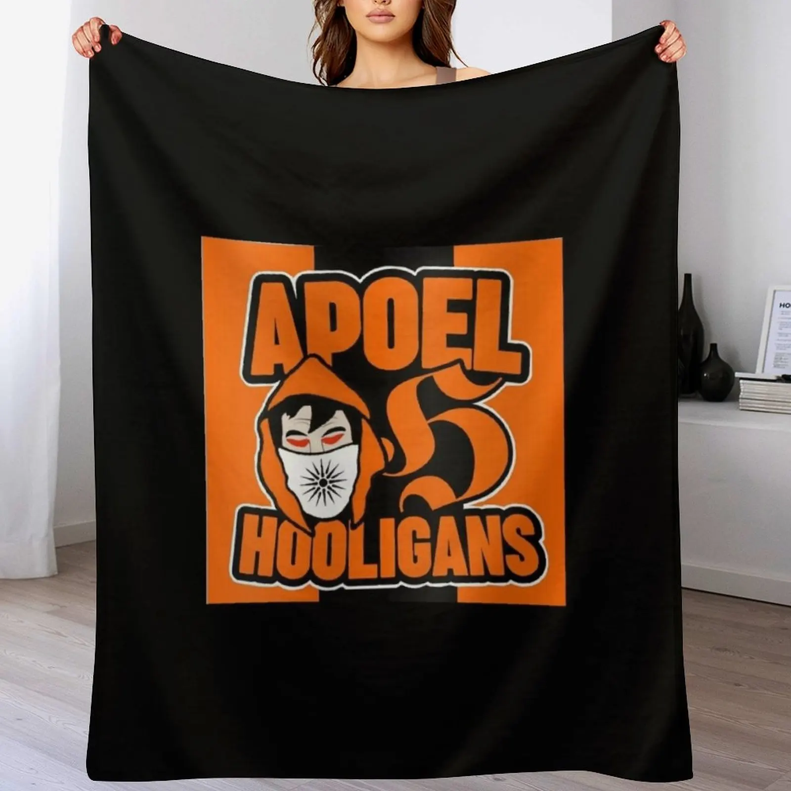 

Apoel Nicosia Football Club Throw Blanket halloween Bed covers Luxury Designer for winter Blankets