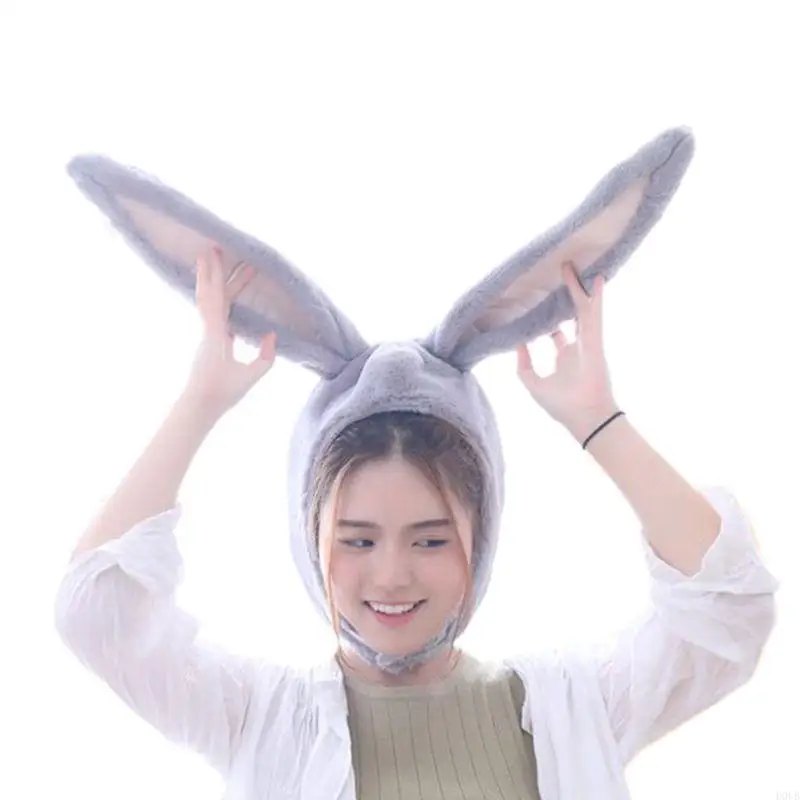 D0UB giapponese carino peluche divertenti e orientali bunny maschera maschera per bambini adulti festa halloween