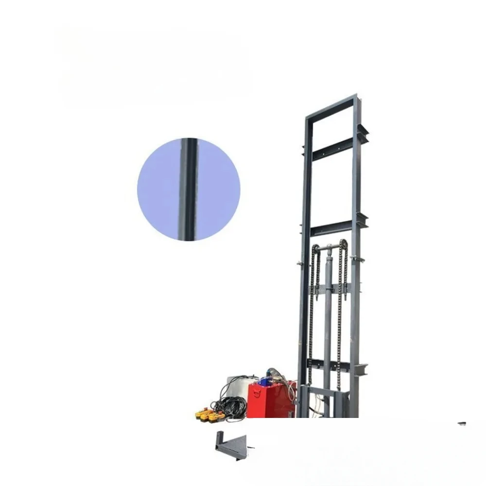 Hydraulic Lift Simple Freight Elevator Small Electric Guide Rail Cargo Factory Hoist