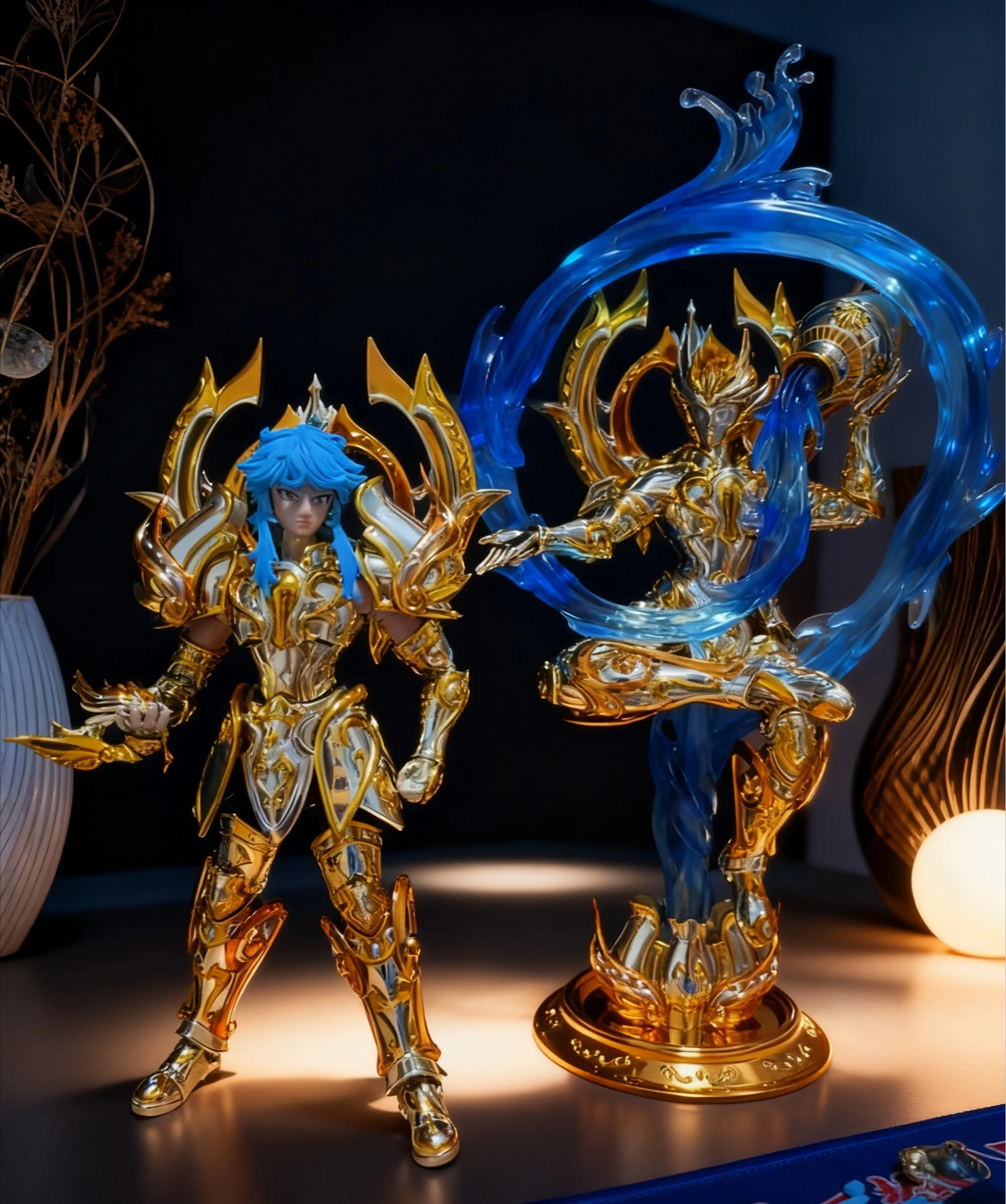 

Toypoint Saint Seiya Myth Cloth Soul of God SOG EX Aquarius Camus with Object Action Figure Knights of Zodiac TP