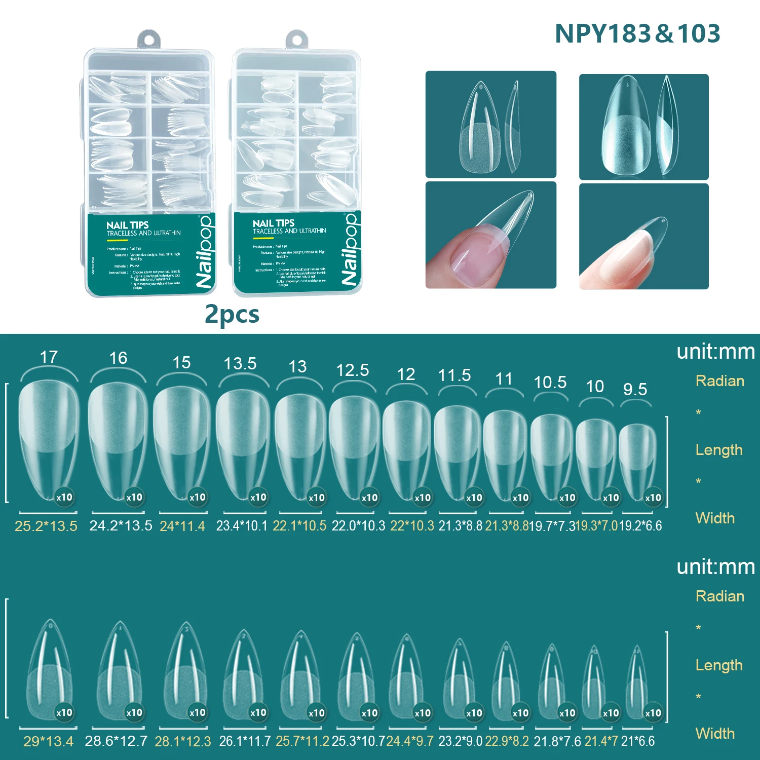 NPY-103-183-2pcs