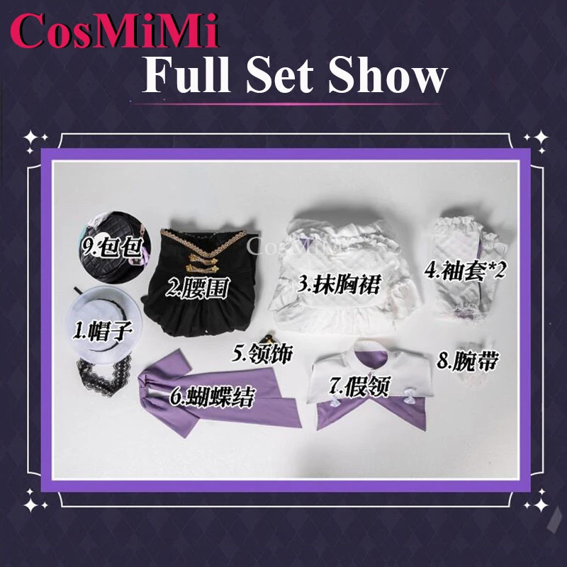 CosMiMi Gra Honkai Impact 3 Elysia Strój Cosplay Słodka Wspomnienie Moda Uroczy Mundurek Sukienka Karnawałowa Impreza Przebranie