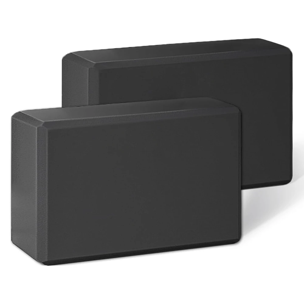 Yoga-Block, hochdichter Yoga-Block aus EVA-Schaum mit rutschfester, strukturierter Oberfläche, unterstützend, ideal für Yoga