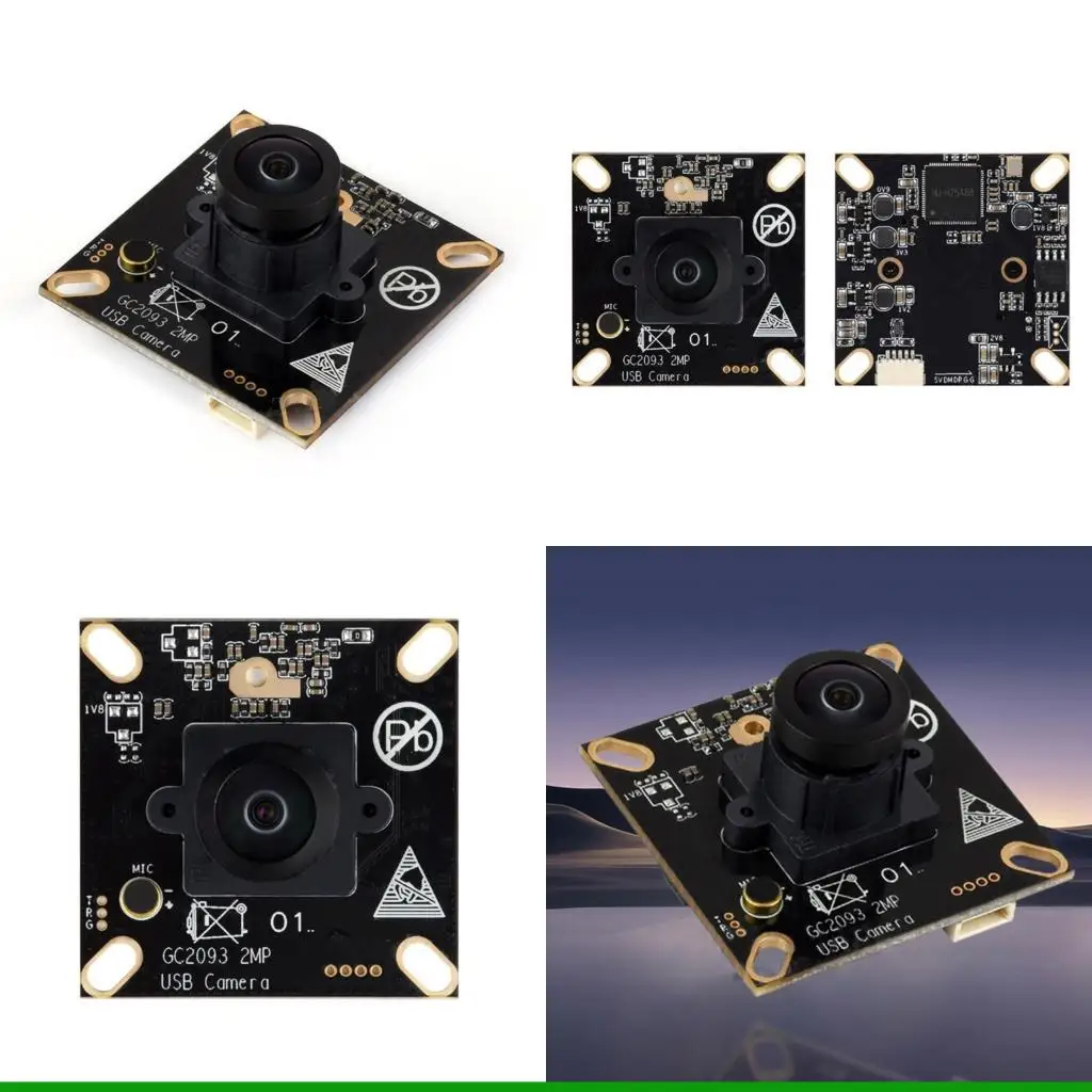 

U55C Webcam 2MP модуль камеры широко динамическая подсветка фиксированная фокусировка ПК камера 2MP GC2093 Sensory On Board Чип