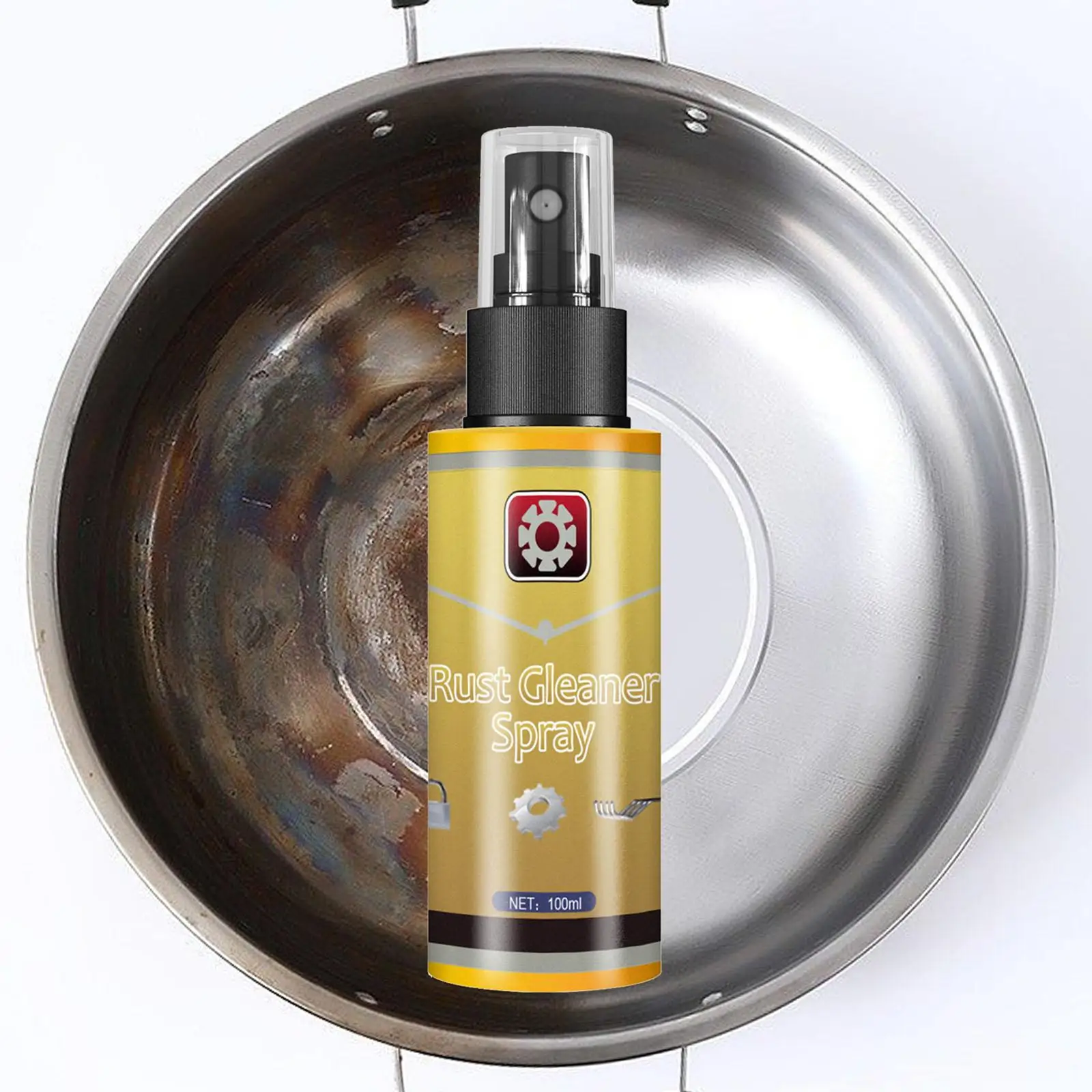 Rust Treatment 100ml Household Rust Remover for Kitchens Metal Tools Laundry