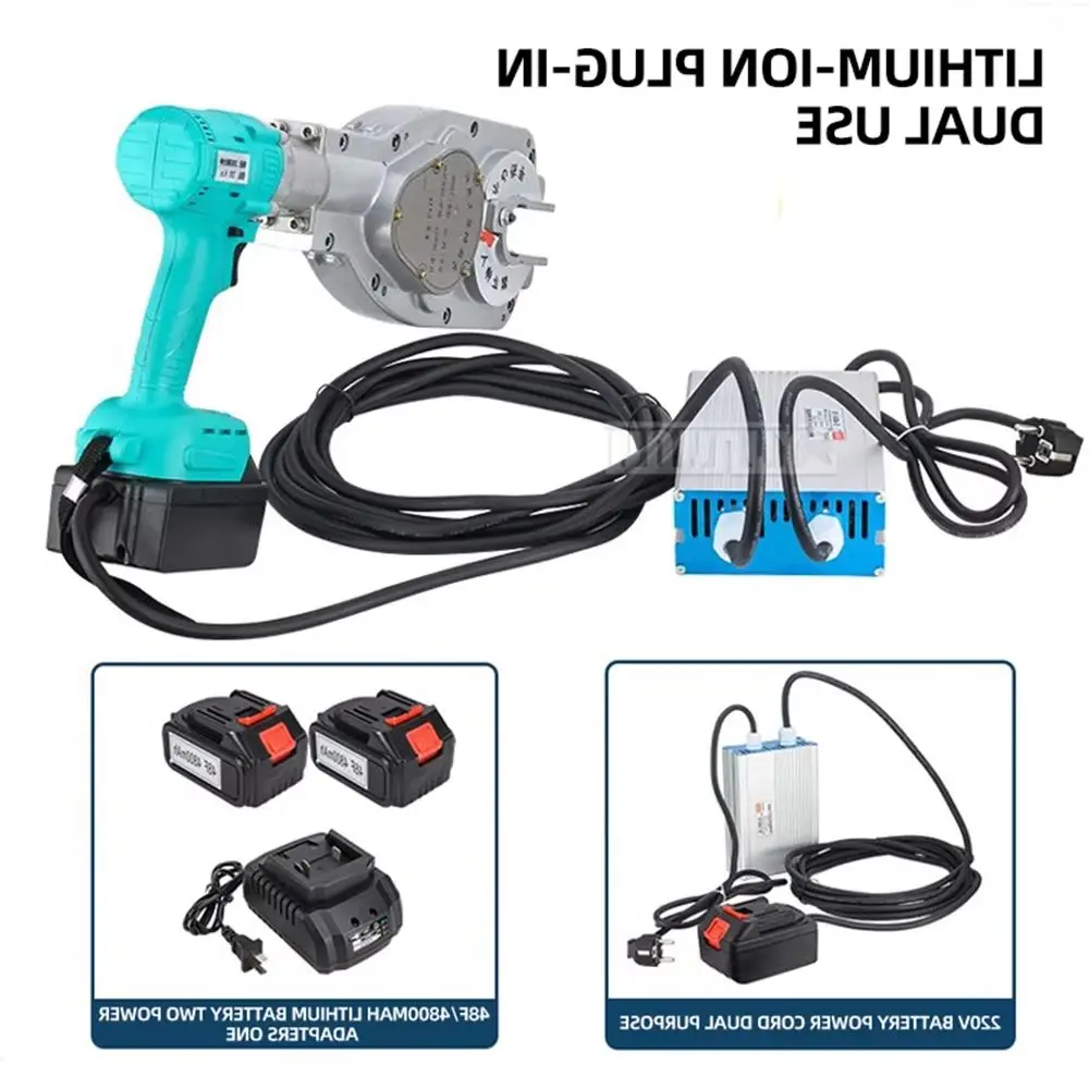 16-28mm Steel Bar Threading Machine Hydraulic Electric Wrench Thread Tightening Machine Wire Connection Torque Wrench