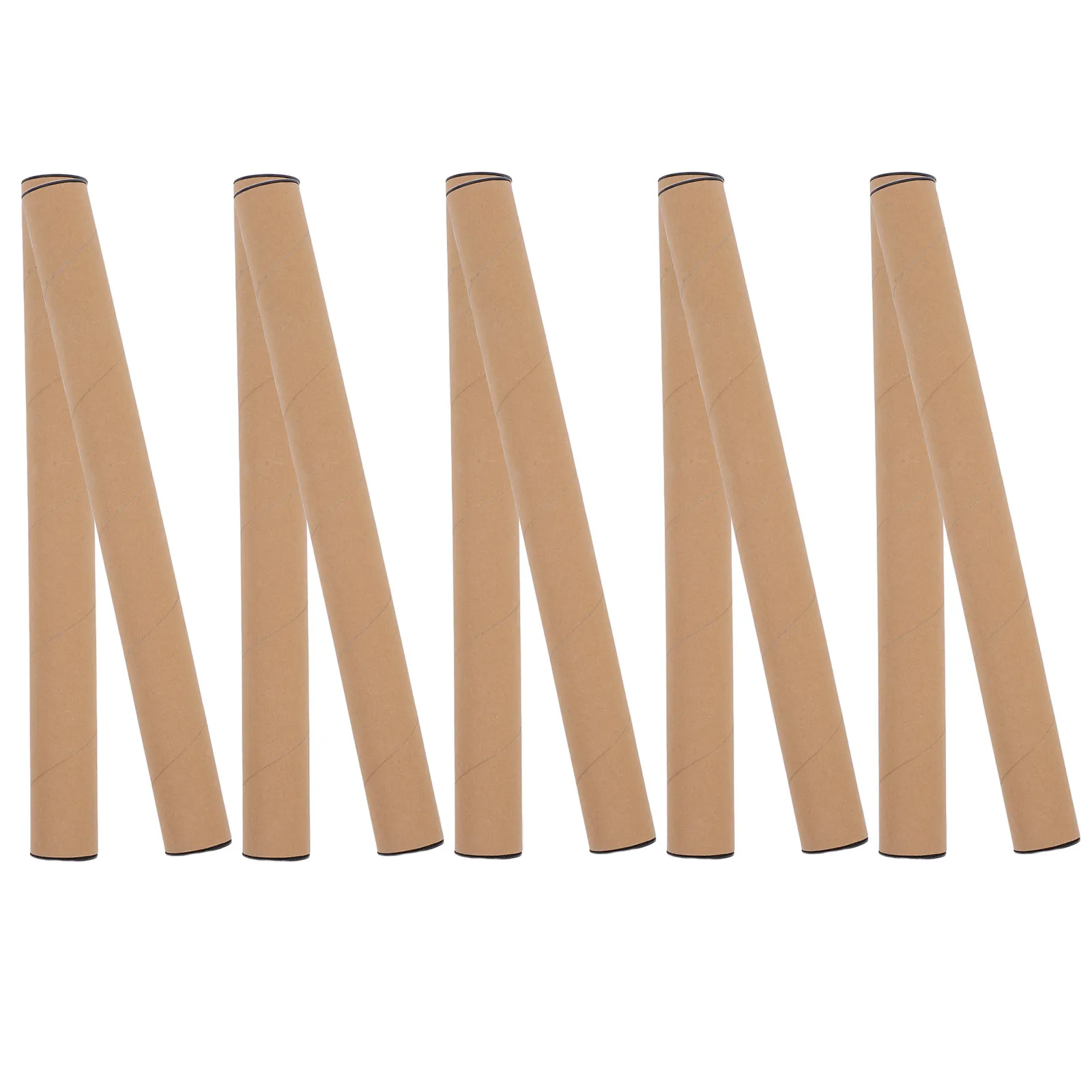 10pcs-sturdy-kraft-paper-tubes-caps-for-posters-art-prints-drafting-blueprints-scroll-storage-mailing-and