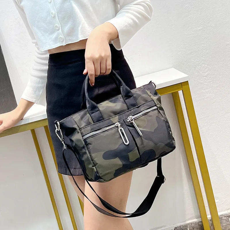 

Vivi модные большие камуфляжные цветные сумки через плечо женская повседневная дизайнерская сумка-тоут дропшиппинг