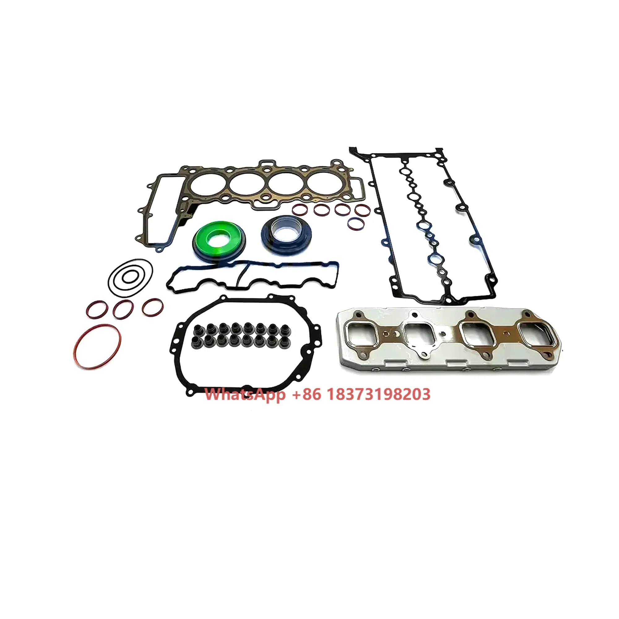 Full Gasket Kit Timing Chain Kit Piston Crankshaft Main Con-Rod Bearing Set for EVOQUE 2.0 INGENIUM 204DTD