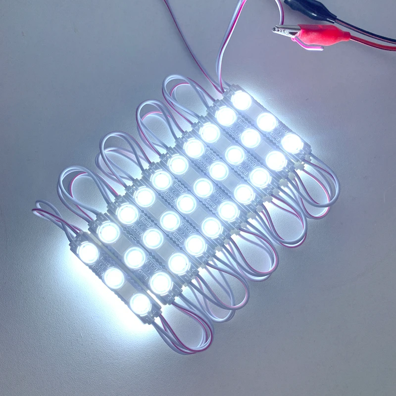 20 pz DC 12 V Modulo LED Luce SMD 2835 Super Luminoso Esterno Impermeabile Retroilluminazione per Negozio Segno Luce-box Decorazione Pubblicitaria