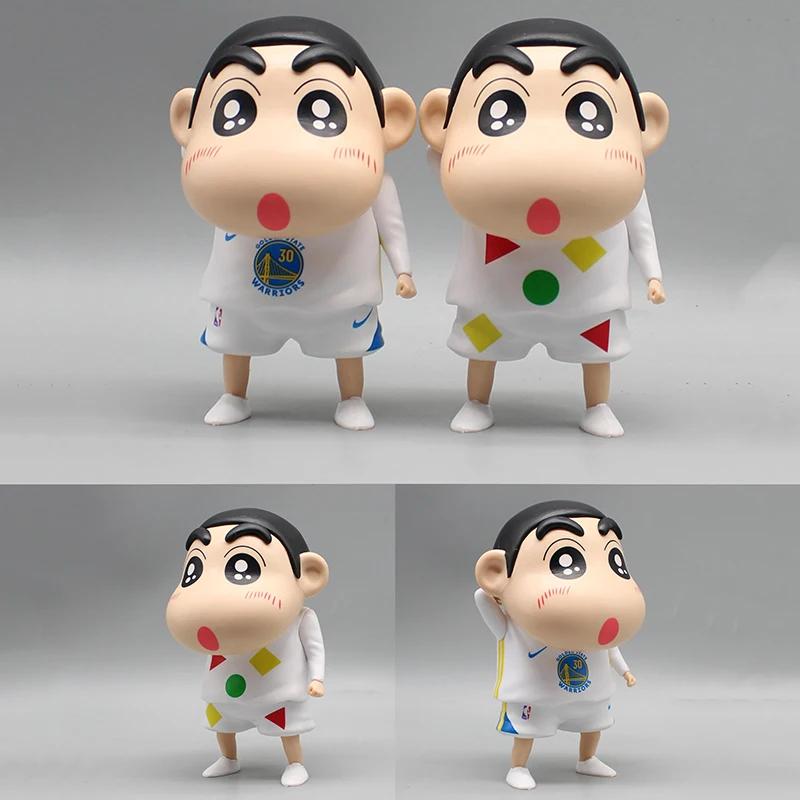 15cm Crayon Shin-chan Figures Funny Nohara Shinnosuke Action Figure Jersey Cute Xiaoxin Anime Model PVC Collection Ornament Toys