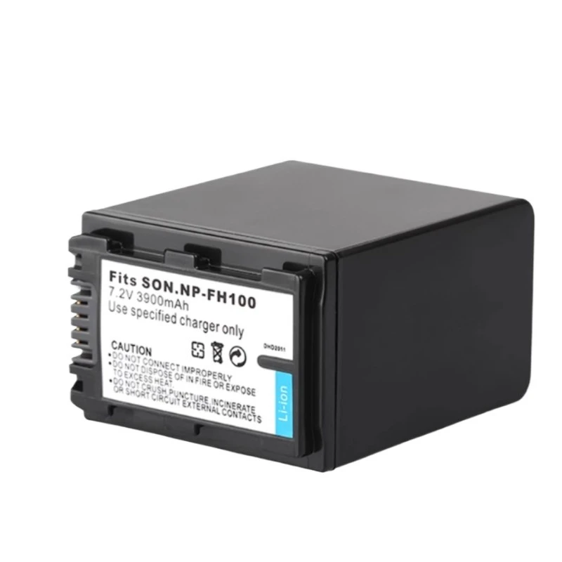 High-Quality 7.4V 3900mAh NP-FH100 Battery for Sony NP-FH90 FH70 FH60 FH40 FH30 DCR-SX40 SX40R A230 A330 A290 A380 A390