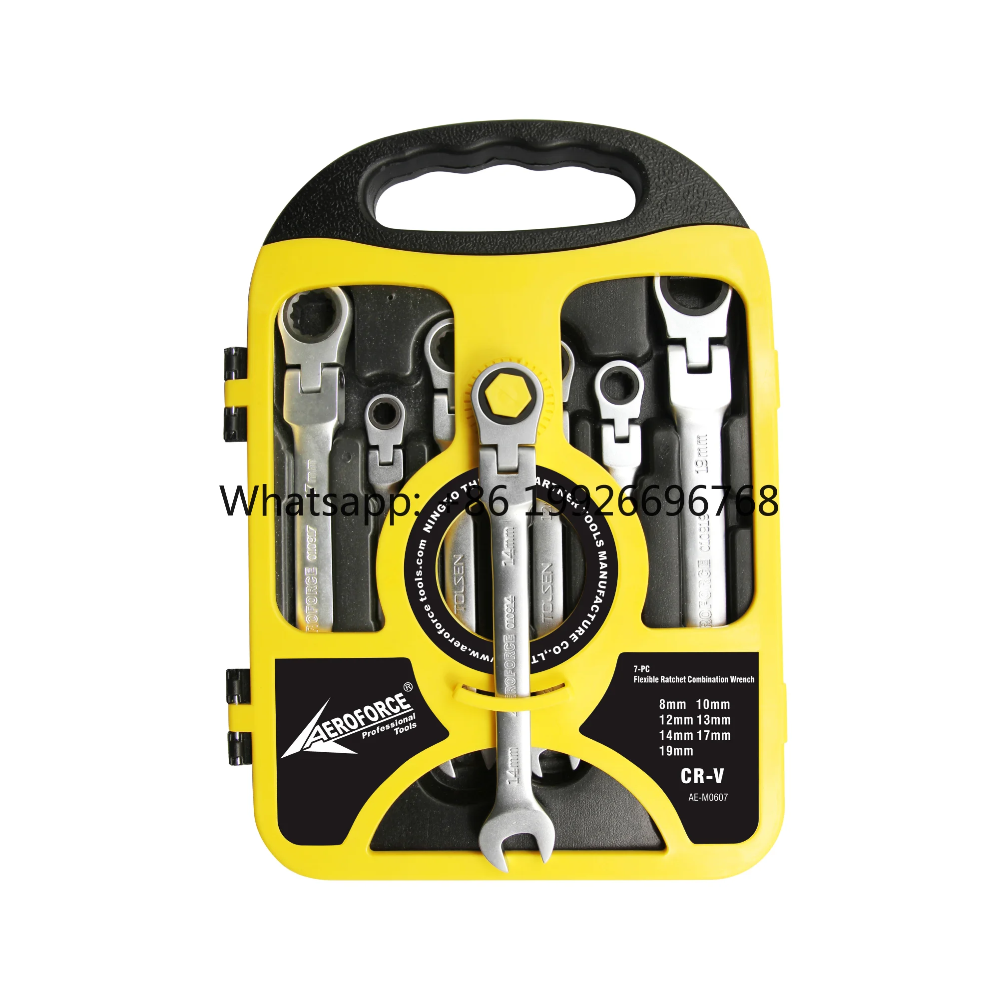 

AE-M0607 Набор из 7 гибких комбинированных ключей с трещоткой, профессиональные двусторонние ключи Cr-V