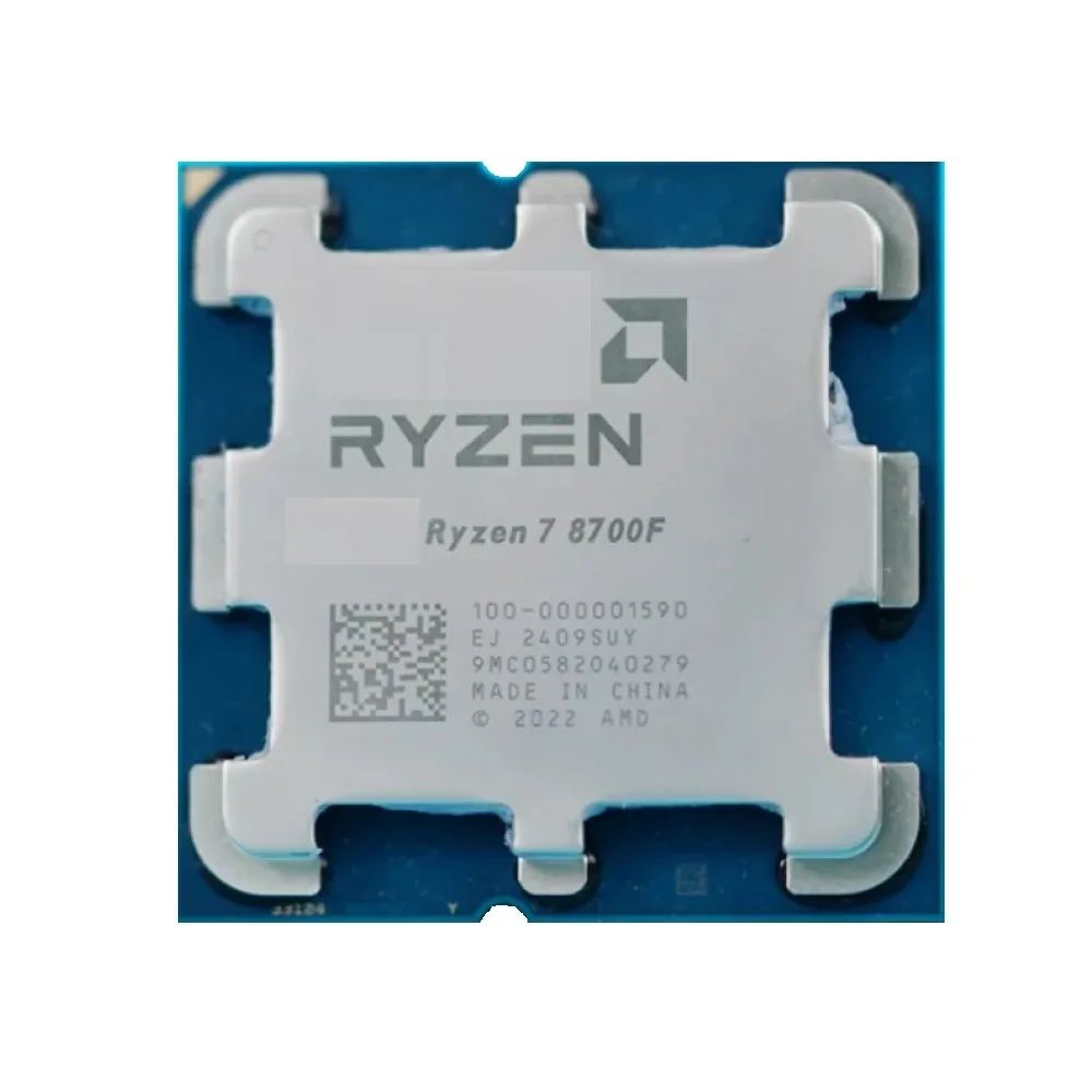 

Low heat generation CPU Ryzen 7 8700F New Bulk 8-Core 16-Thread 5.0GHz L3=16M DDR5 CPU Phoenix Socket AM5 but no Cooler