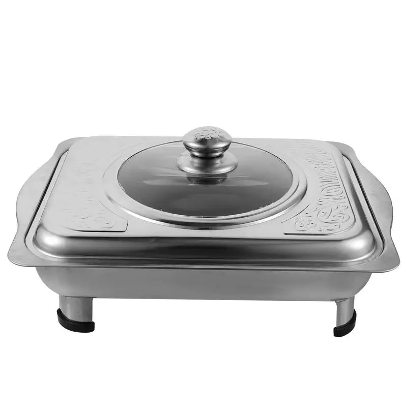 

Bread Baking Pan Foods Holder Stainless Steel Dinner Plate Classic Bread Baking Pan Food Holder Baking Pans for Canteen