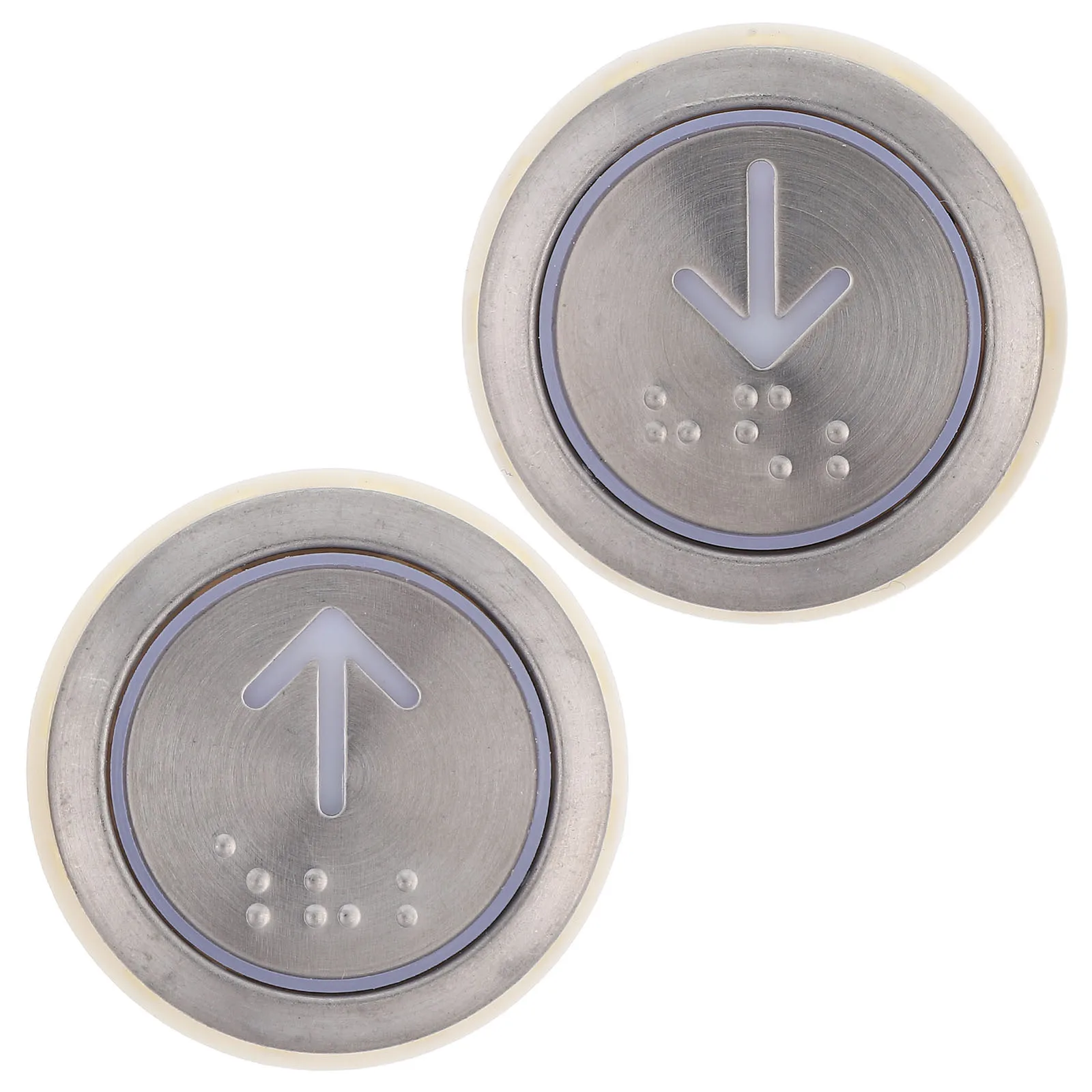 

2Pcs Elevator Parts Stainless Steel Down Buttons for Panel Replacement Residential Commercial Elevator