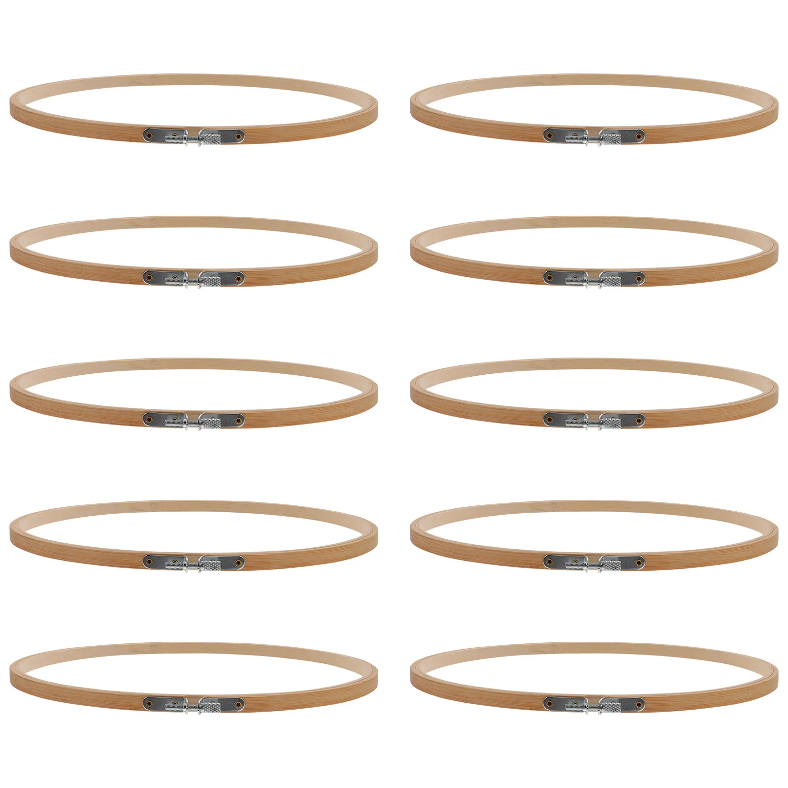 

10Pcs Embroidery Circle Bamboo Hoop 8Cm DIY Cross Stitch Craft Frame Sewing Tool Embroidery Hoop Cross Stitch Circle