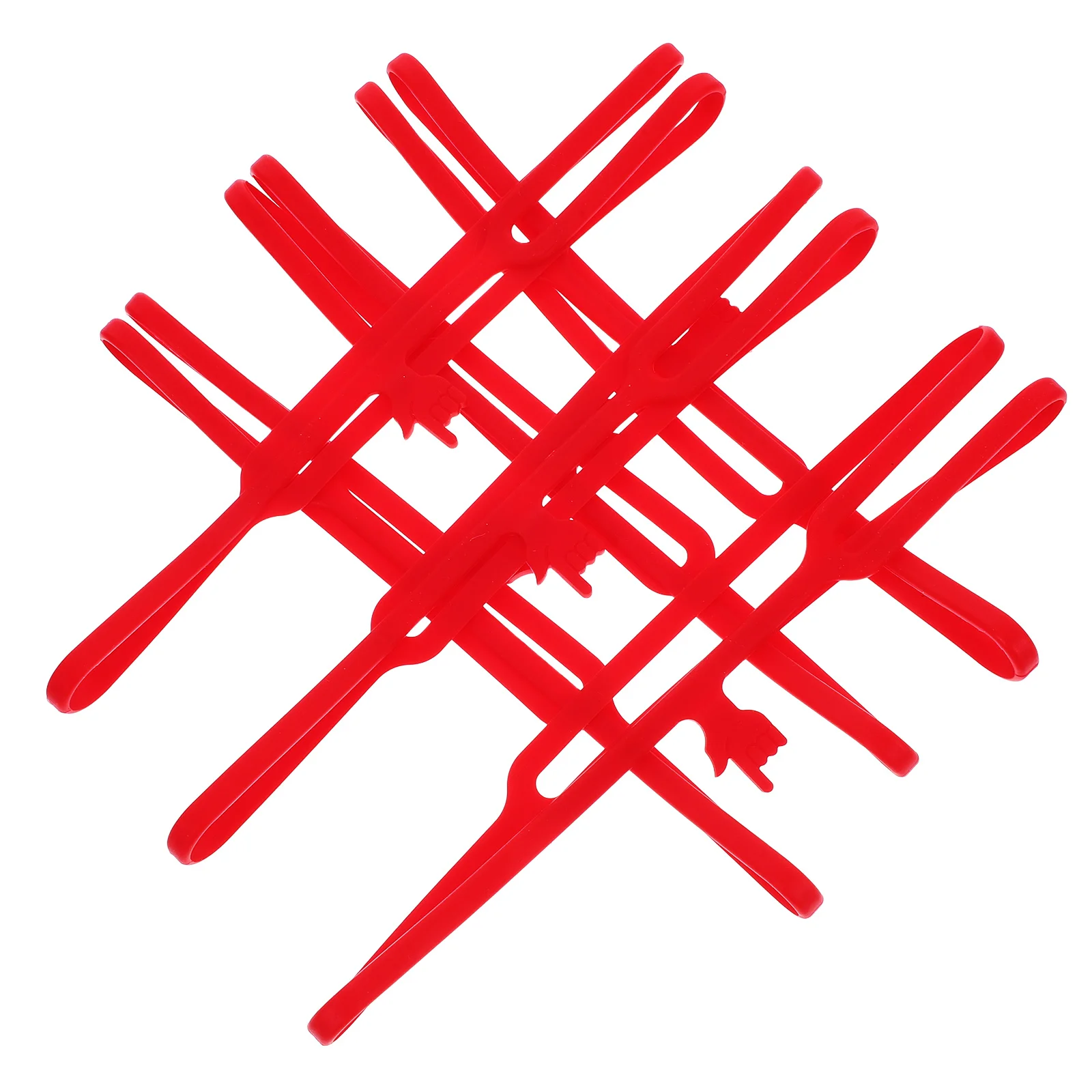 6Pcs Finger Point Bookmarks Silicone Lovely Portable Funny Book Markers Reading Page Mark Accessories Book Elastic Band