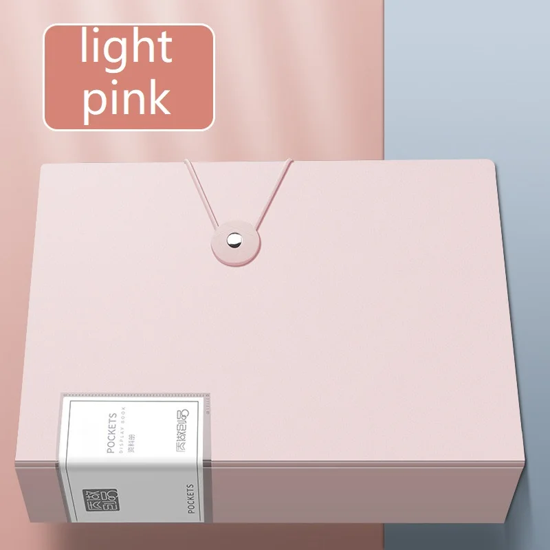 مجموعة واحدة من مجلد كتيب المعلومات المُصفح، سعة كبيرة على الطراز الكوري، اللوازم المكتبية البسيطة، العودة إلى المدرسة، اللوازم المدرسية #4