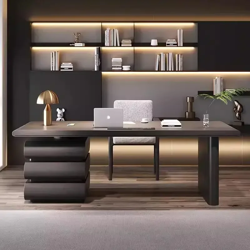 30XX 140cm 160cm 180cm 200cm 220cm Room Study Computer Desk Modern Deluxe Workbench Office Desks And Workstations Motion Furnitu