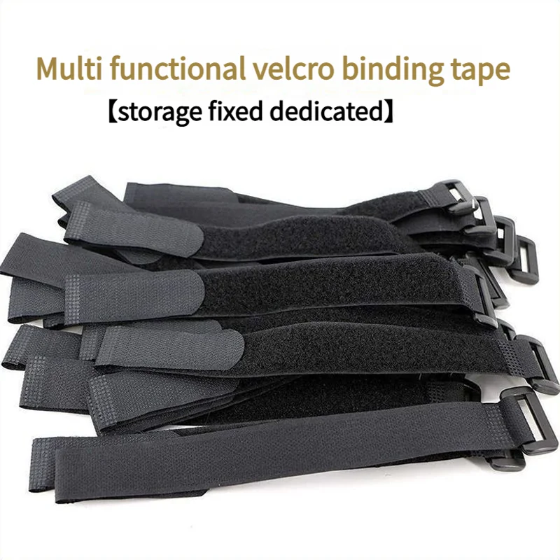Hook and Loop Reusable Fastening Nylon Cable Securing Straps Durable Functional Ties Nylon Securing Wire Cord Ties Organizer